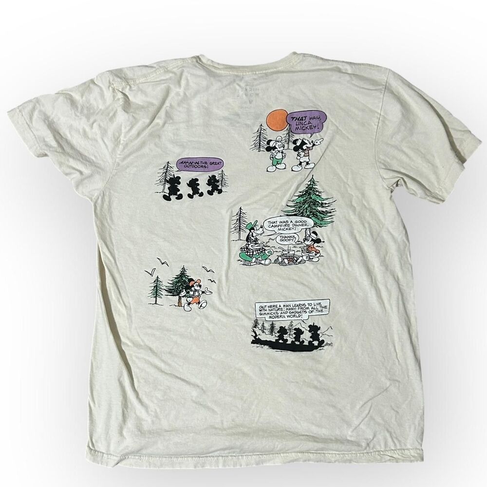 Mickey Great Outdoors Vintage Wash Tee Size L
